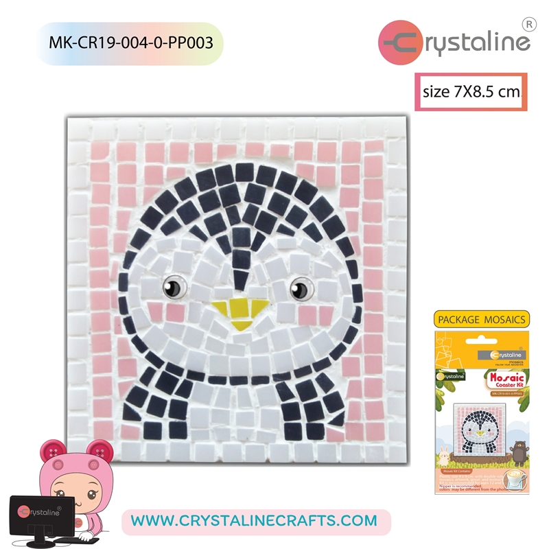 Coaster kit - Penguin (size 9x9 cm,1pc/pack)