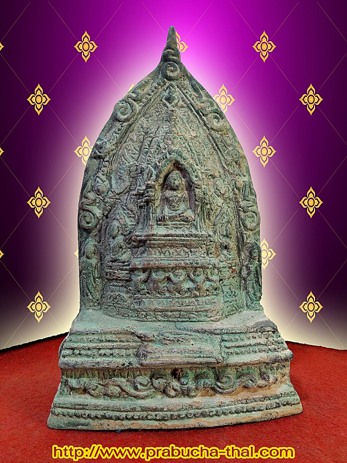 พระซุ้มกระรอก กระแต ลพบุรี เนื้อโลหะสำริด