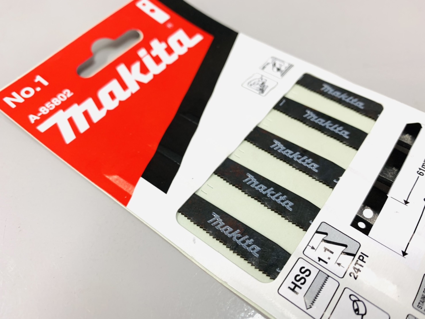 ใบเลื่อยจิ๊กซอ MAKITA (แผง5ใบ)