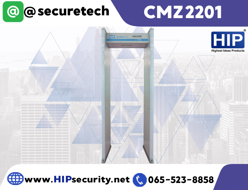 HIP ประตูตรวจจับโลหะ Walkthrough รุ่น CMZ2201