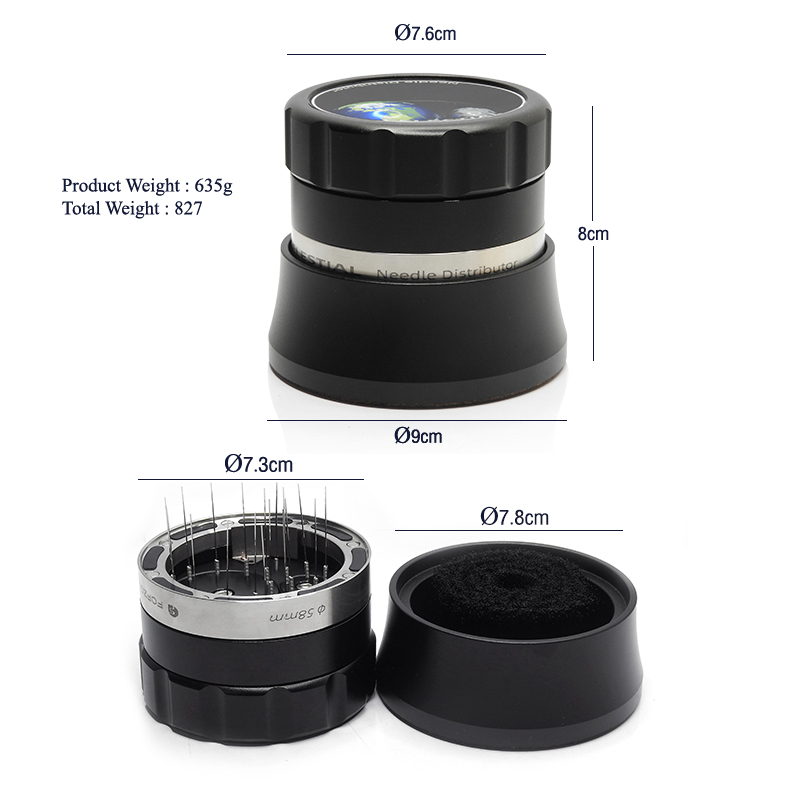 CELESTAIL NEEDLE DISTRIBUTOR that spreads powder 58 mm