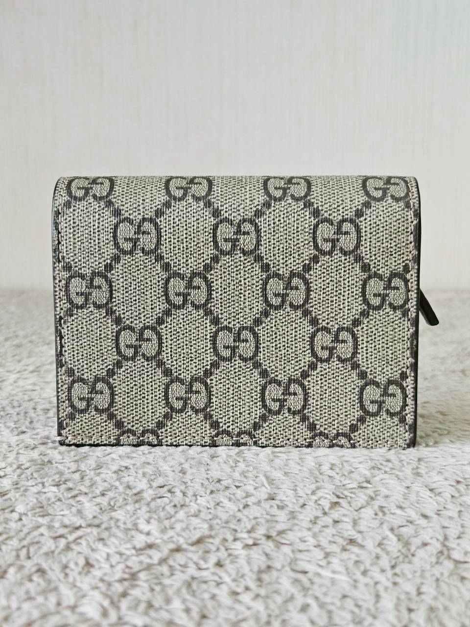 Gucci GG Marmont Bi Color Card Case Wallet