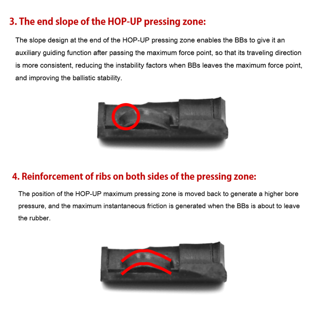 TNT H.L.R. 60° (2pcs) GBB Hop Up Bucking