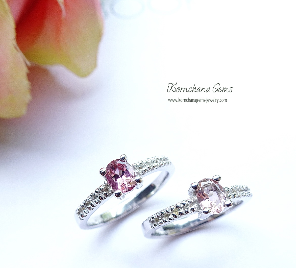 แหวนพลอยสีชมพู มอร์แกไนท์(Morganite) เป็นพลอยที่ราคาสูงเท่ามรกตทีเดียว ให้สีชมพูแสนหวาน เป็นพลอยแห่งความรัก ราคาคุ้มค่ามากจำนวนจำกัดค่ะ
