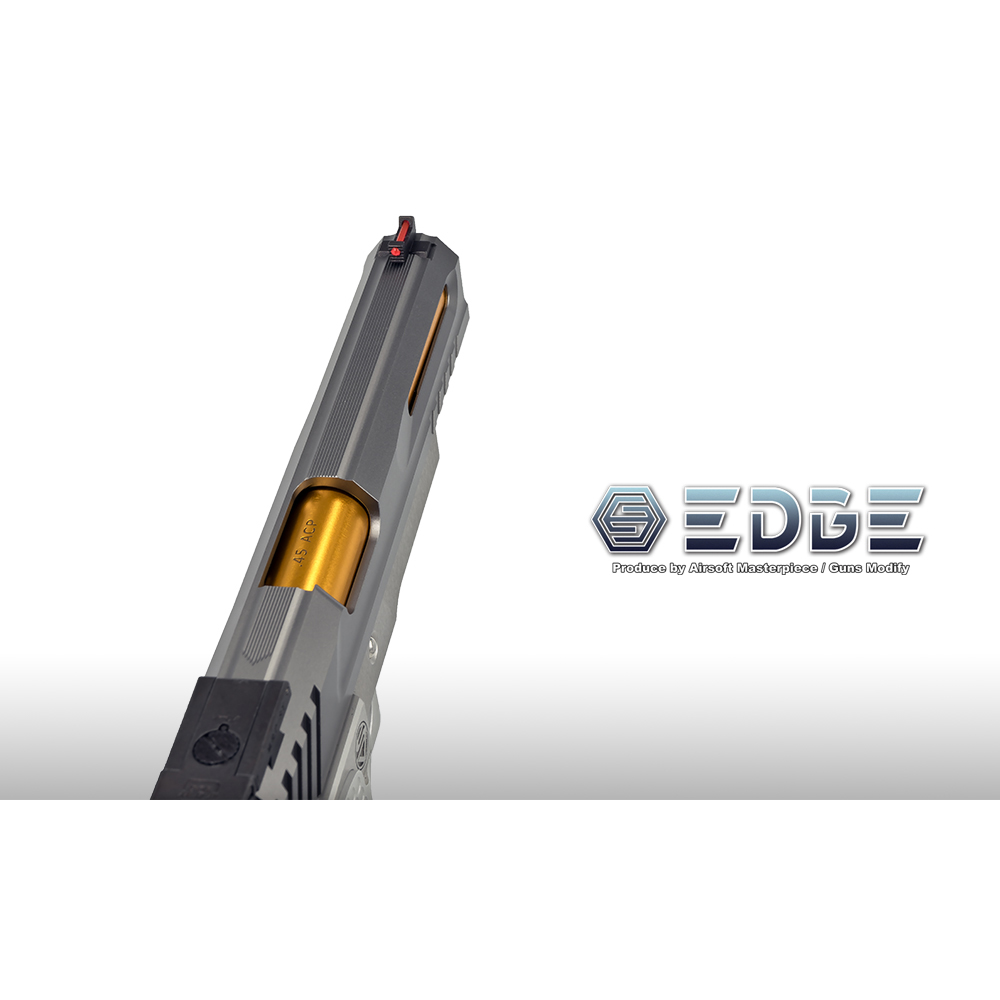 EDGE "NORRIS" Aluminum Standard Slide for Hi-CAPA / 1911 (Black)