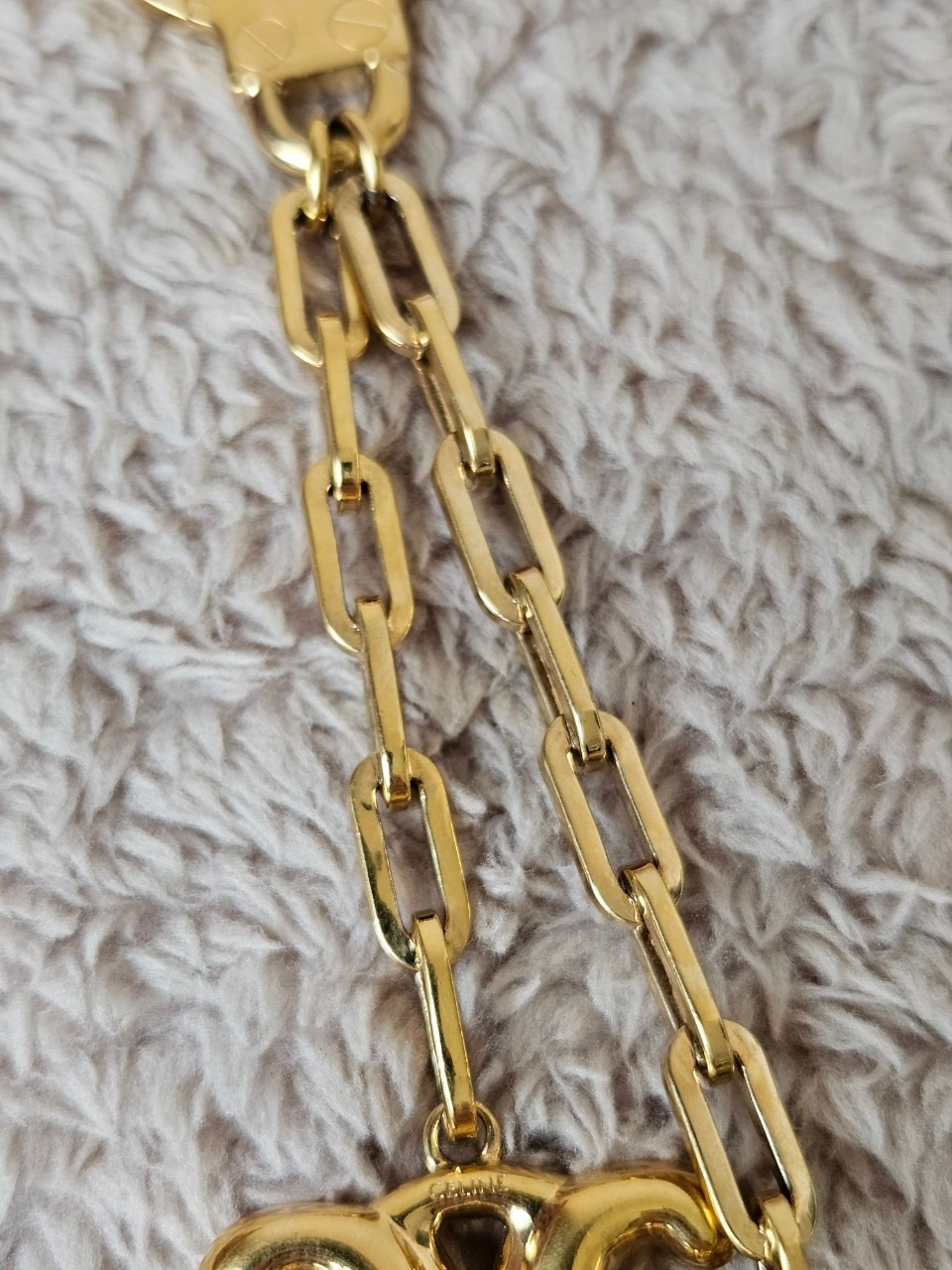 Celine Helim Triomphe Charm in Brass Gold