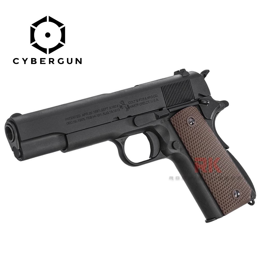 Cybergun / AW Colt M1911A1 Green Gas Version (Black)