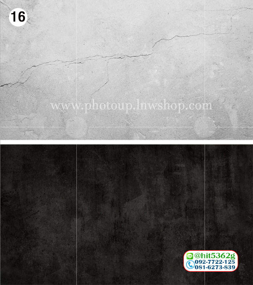 ฉากถ่ายรูปสินค้า ลายปูน ผนังขัดมัน เบอร์ 16