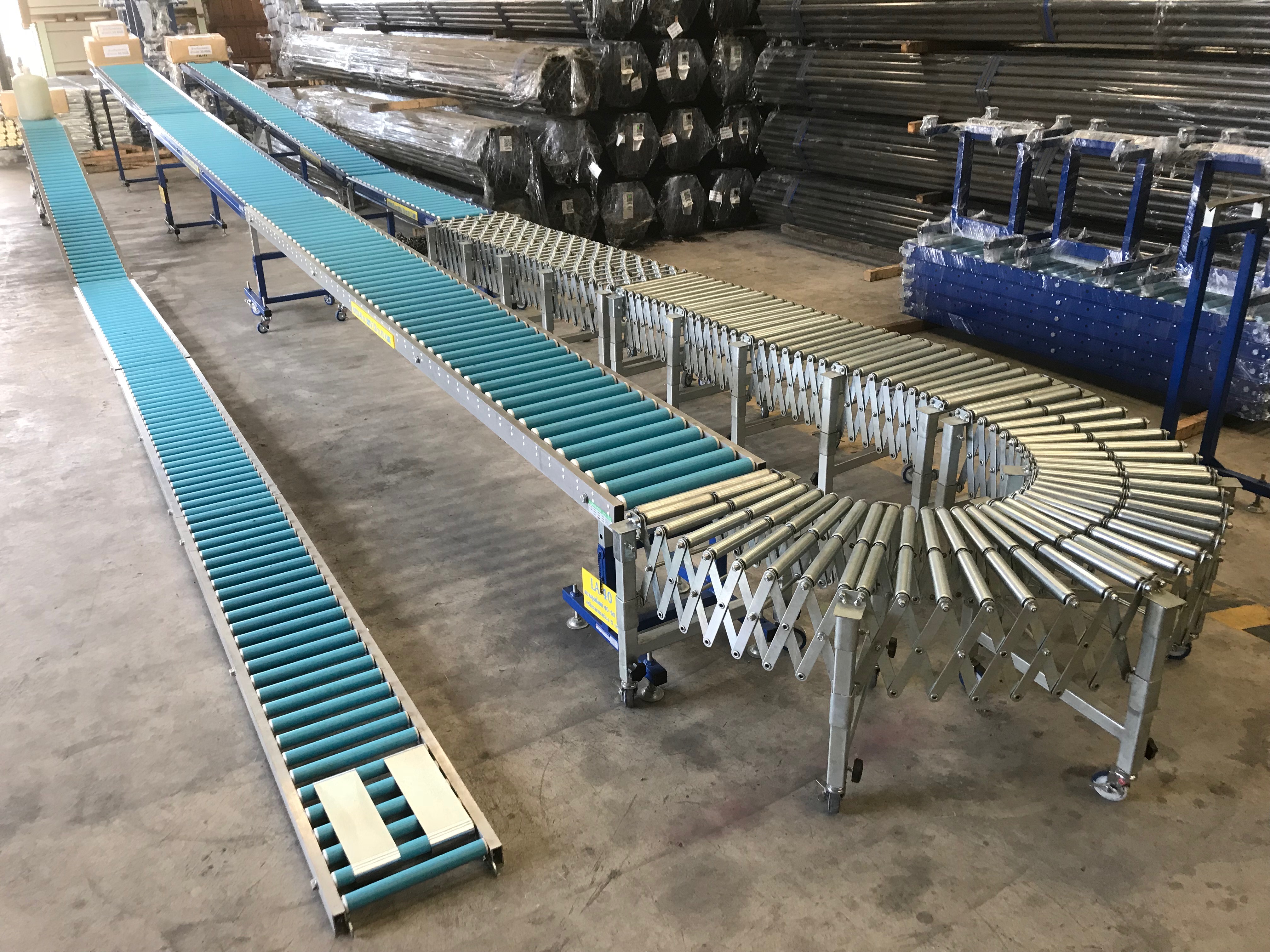 Zlide Container Roller รางลูกกลิ้ง อลูมิเนียม AA4030 W40 x L300 กว้าง 40 cm ยาว 3 M