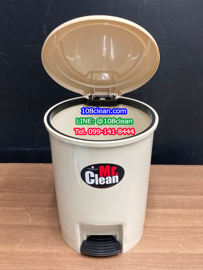 ถังขยะเท้าเหยียบ ทรงกลม 12 ลิตร