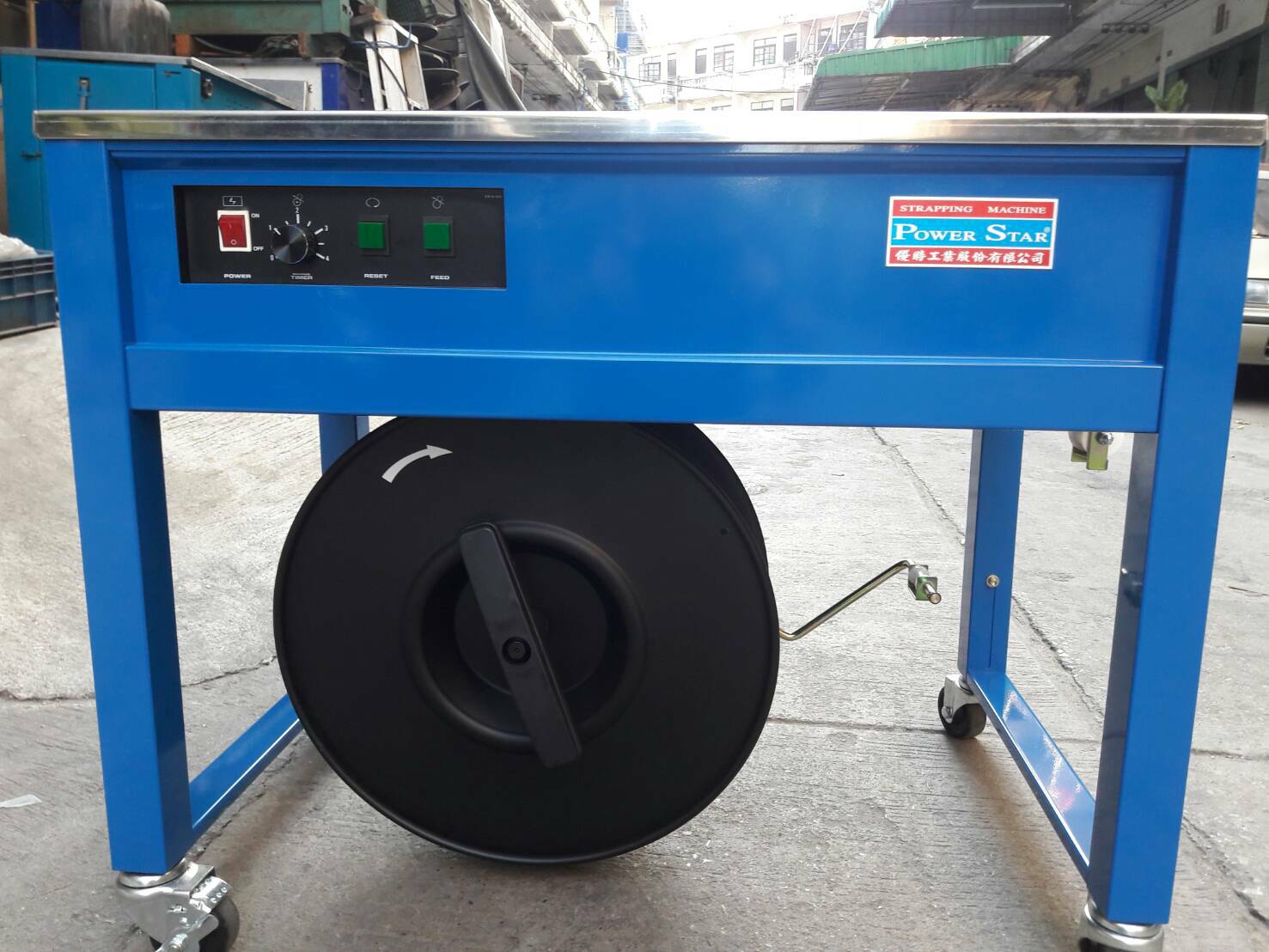 CHALI เครื่องแพ็คกล่องเครื่องแพ็คสายรัดกึ่งอัตโนมัติ JN-740