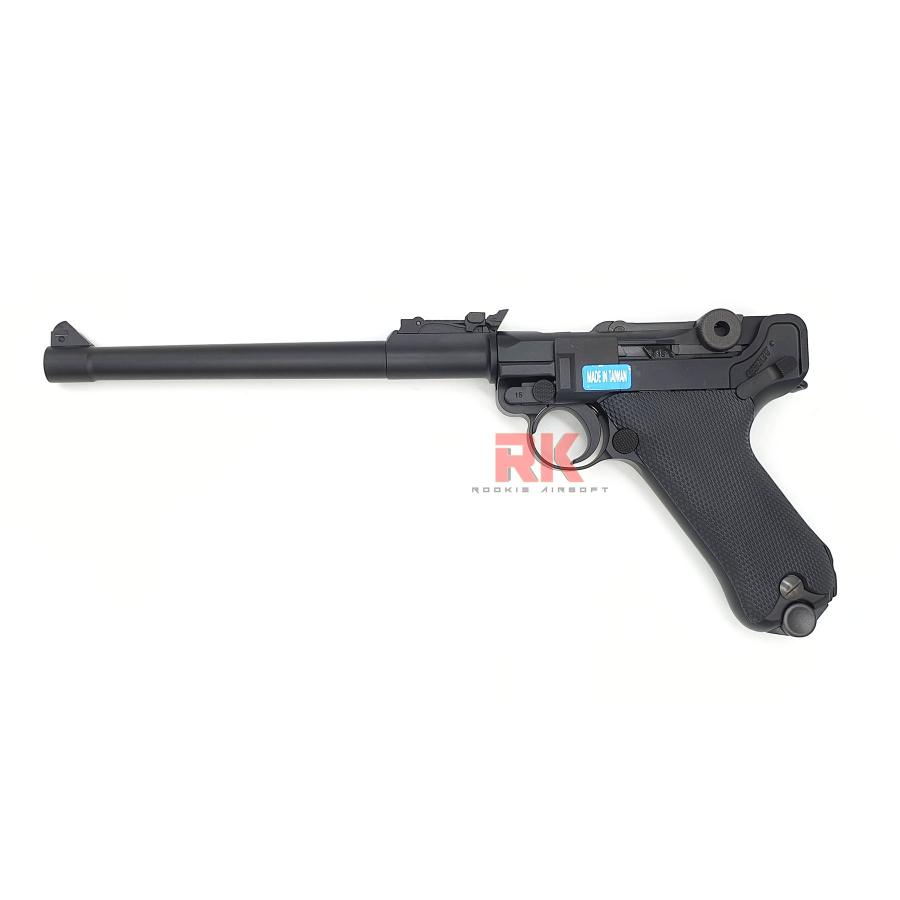 WE Luger P08 8 นิ้ว GBB - Black