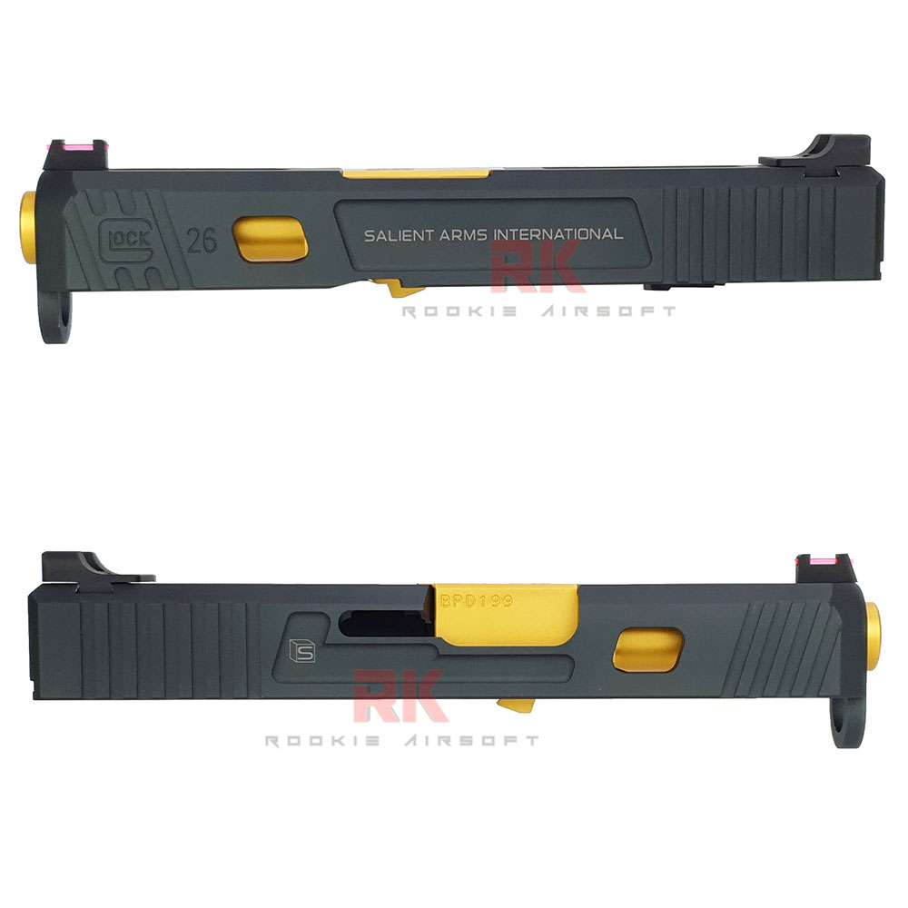 NOVA CNC Aluminum SAI G26 Slide for Marui G26