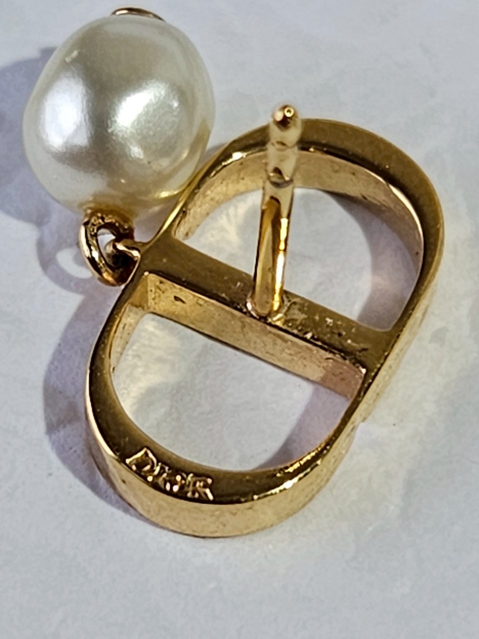 Dior Earring CD มุก