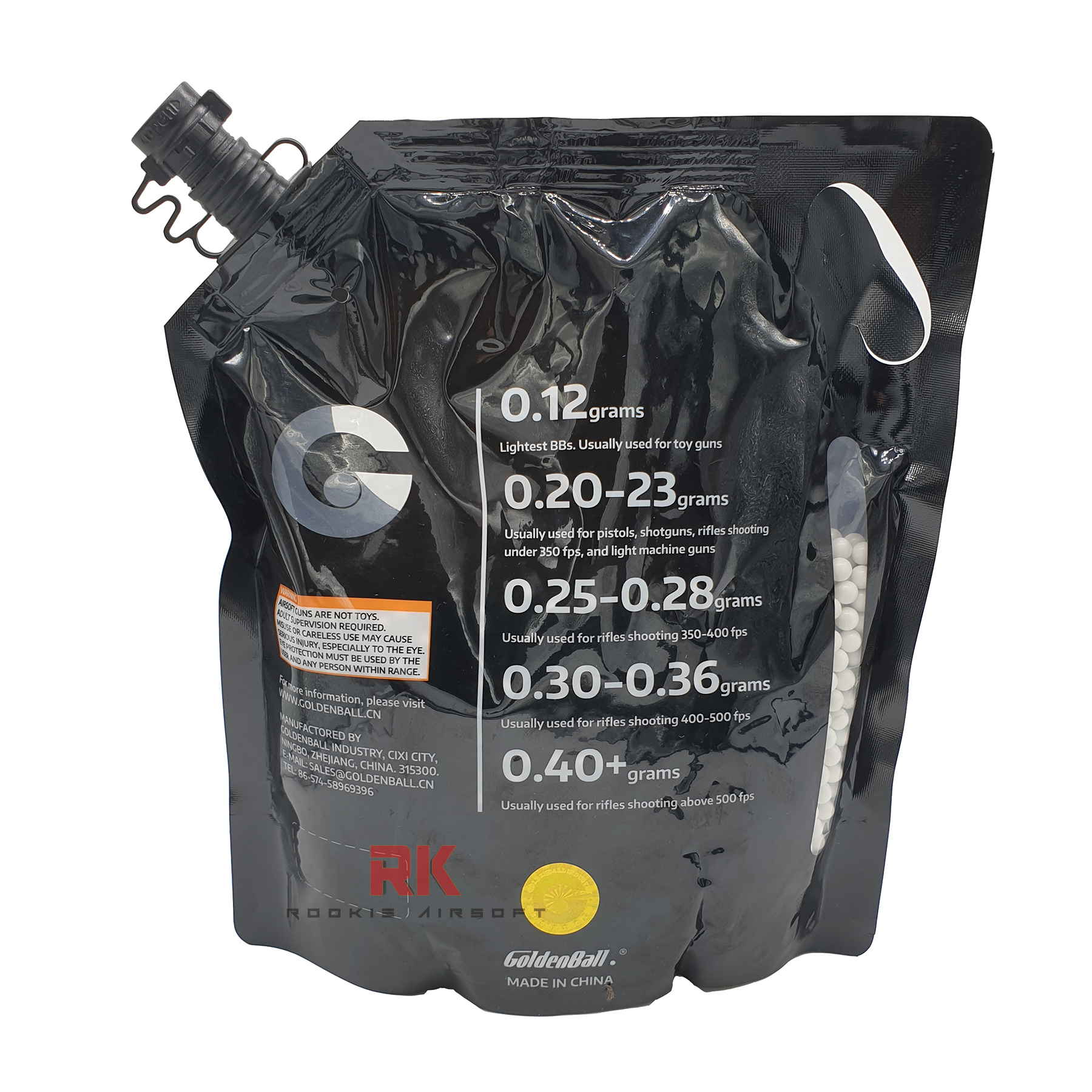 GoldenBall (3020W) BB 0.20g (4,000 rds)