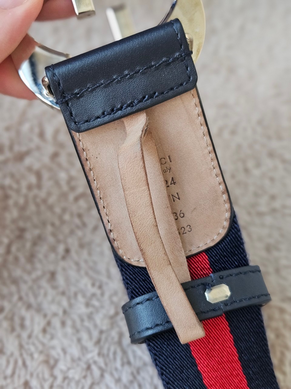 Gucci 411924 Men Belt 90/36