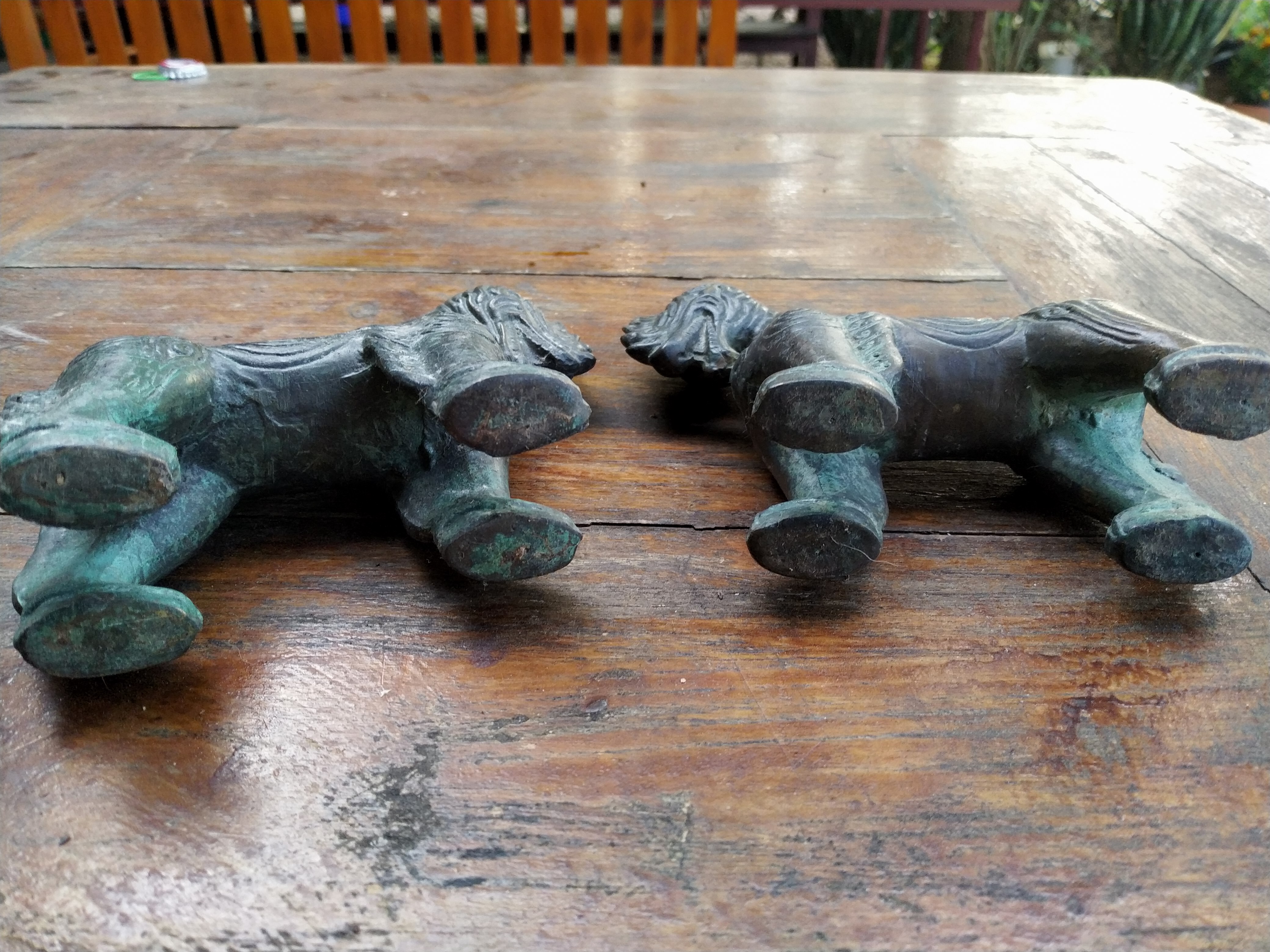 สิงห์คู่ มหามงคล หลวงพ่อแสวง กำแพงเพชร เนื้อโลหะสำริด