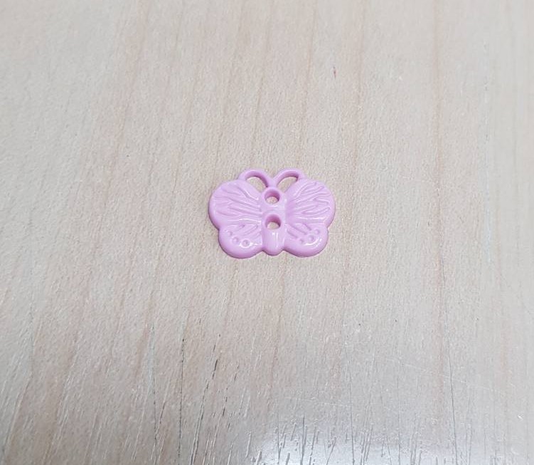 Butterfly button - Purple col. (size 26L,1pc/pack)