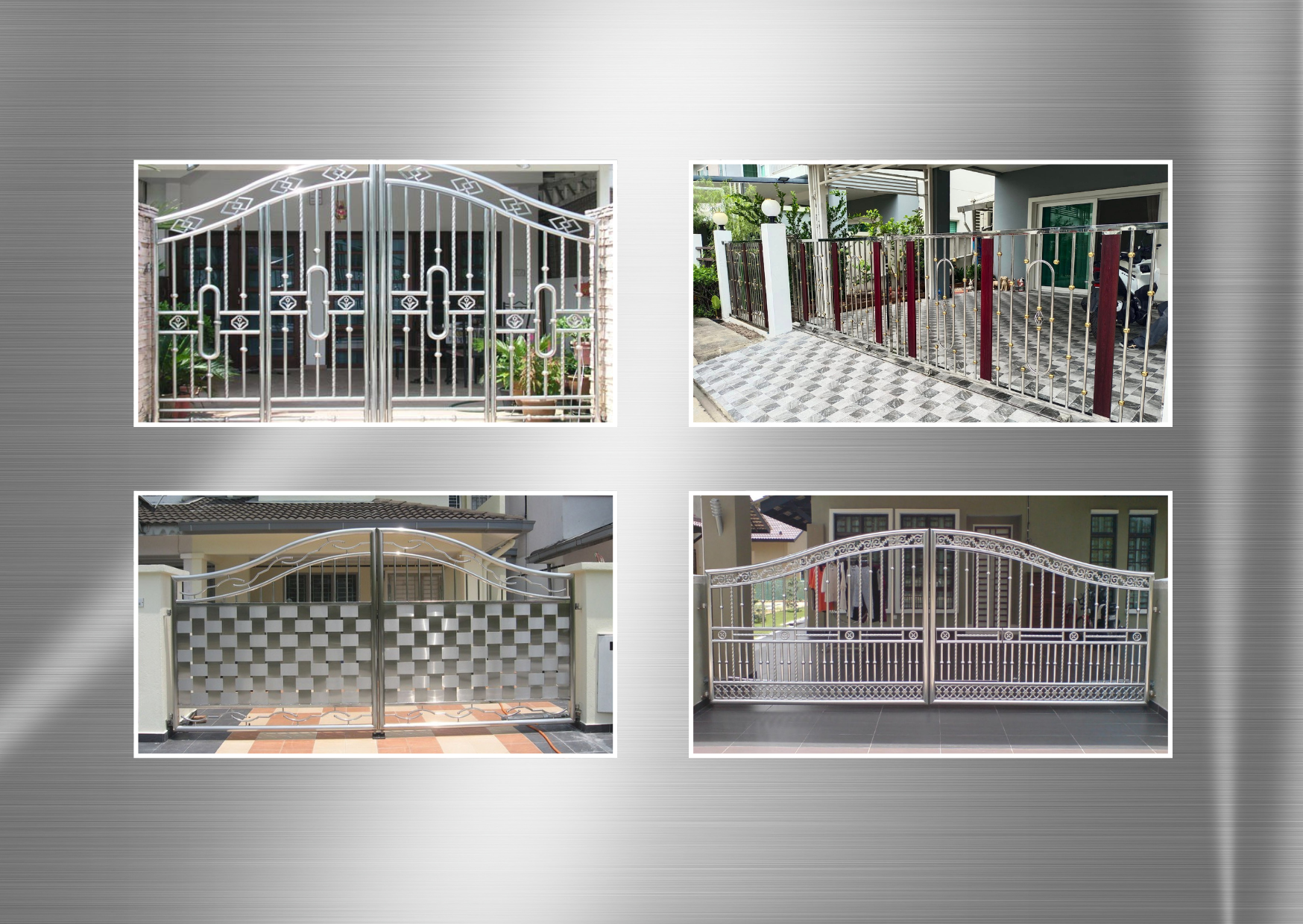 แบบประตูรั้วบ้านสแตนเลส โทร.094-515-7920