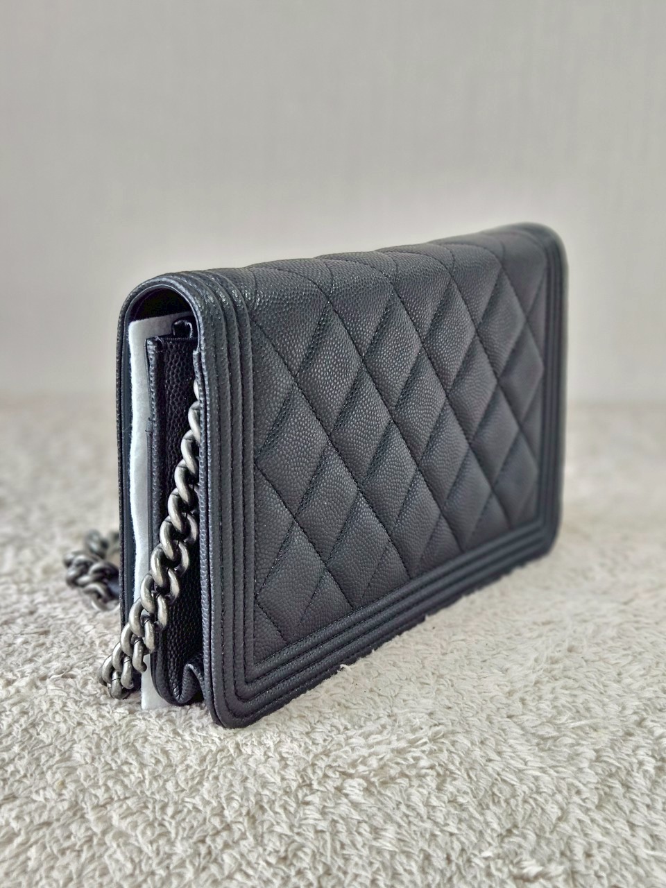Chanel WOC Boy Cavair