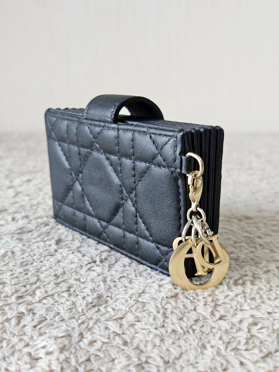 Lady Dior Jasmine Card Holder