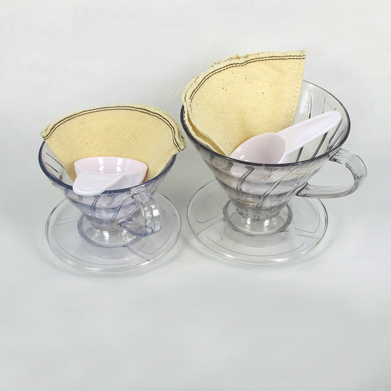 ถ้วยดริปทรงกรวย หรือ ถ้วยกรองกาแฟรูเดี่ยว 2-4 ถ้วย 1610-365