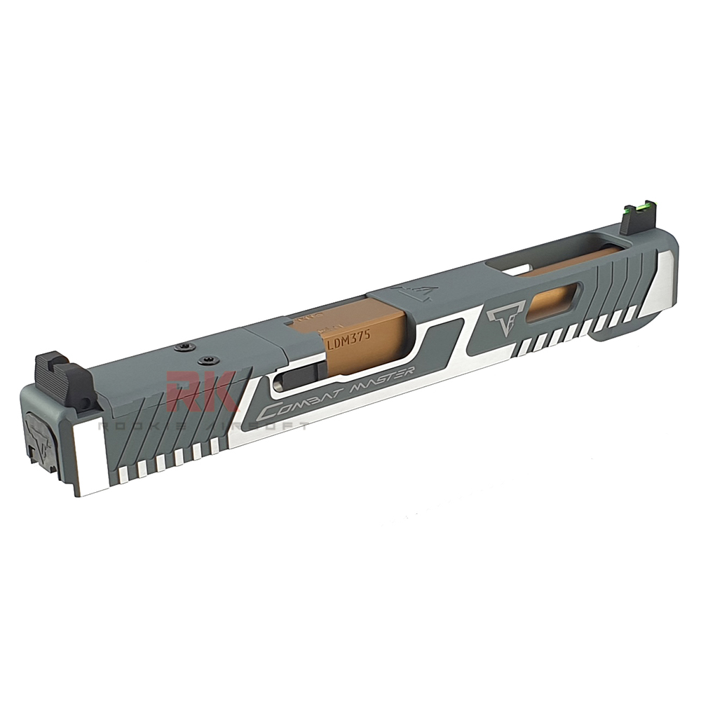 Nova CNC Aluminum TTI G34 RMR Slide Kit for Marui G17 Gen3 / G34 (Matte Silver)