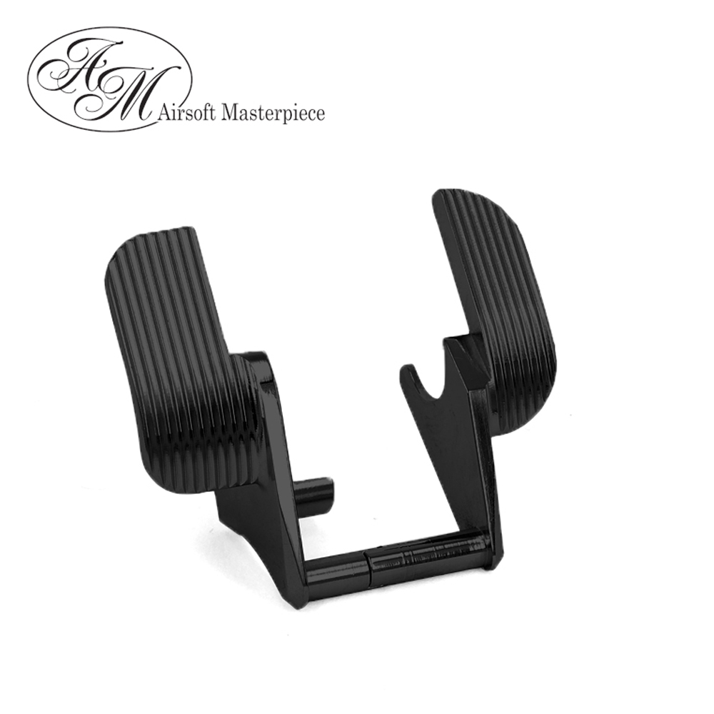 Airsoft Masterpiece Steel Thumb Safety Type 4 – SV Wide (Black)