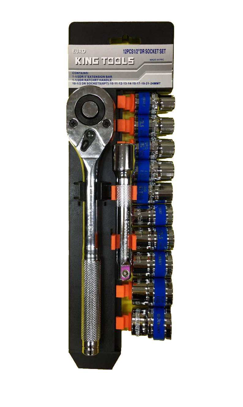 บล็อคชุด 12 ตัวชุด EURO KING TOOLS