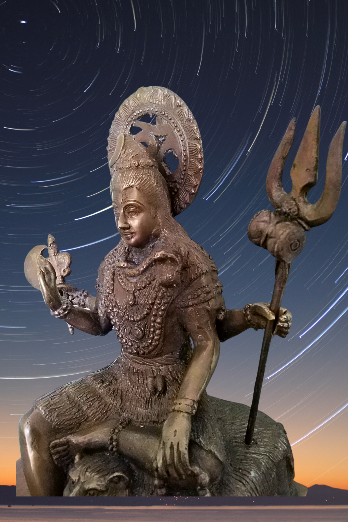 พระศิวะ ปางประทานพร เนื้อโลหะสำริด