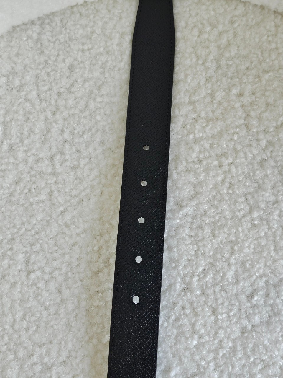 lv belt M6834 หัวเงิน damier graphite