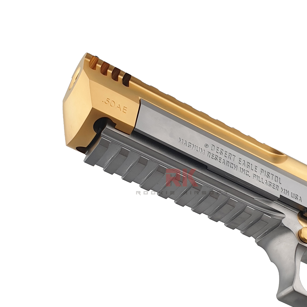 Cybergun / WE Desert Eagle L6 .50AE GBB (Silver/Gold)