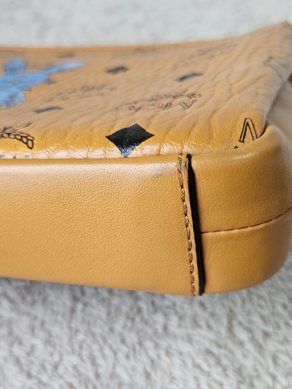 MCM Rabbit Top Zip Crossbody