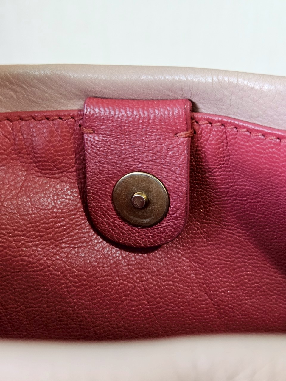 Prada Pink Vitello Metal Studded