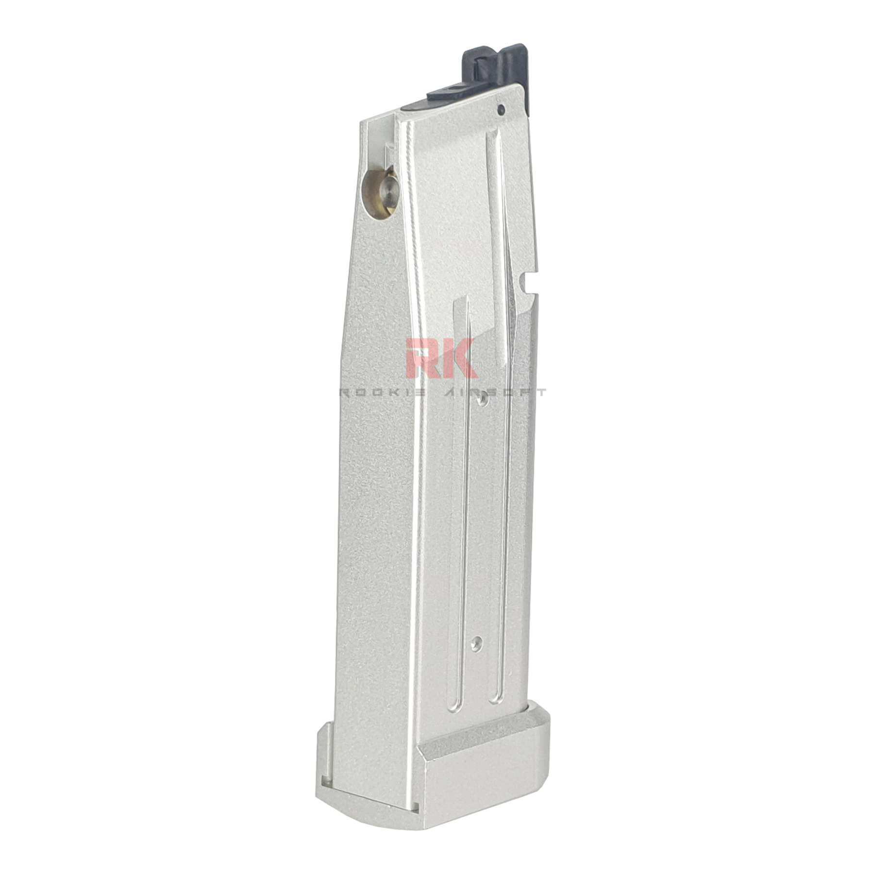 KF Airsoft CNC Aluminum 30rd Magazine For Marui Hi-Capa 5.1 - Silver