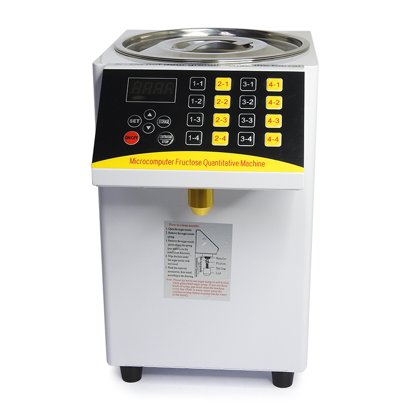 Automatic syrup dispenser with 1 dispenser head