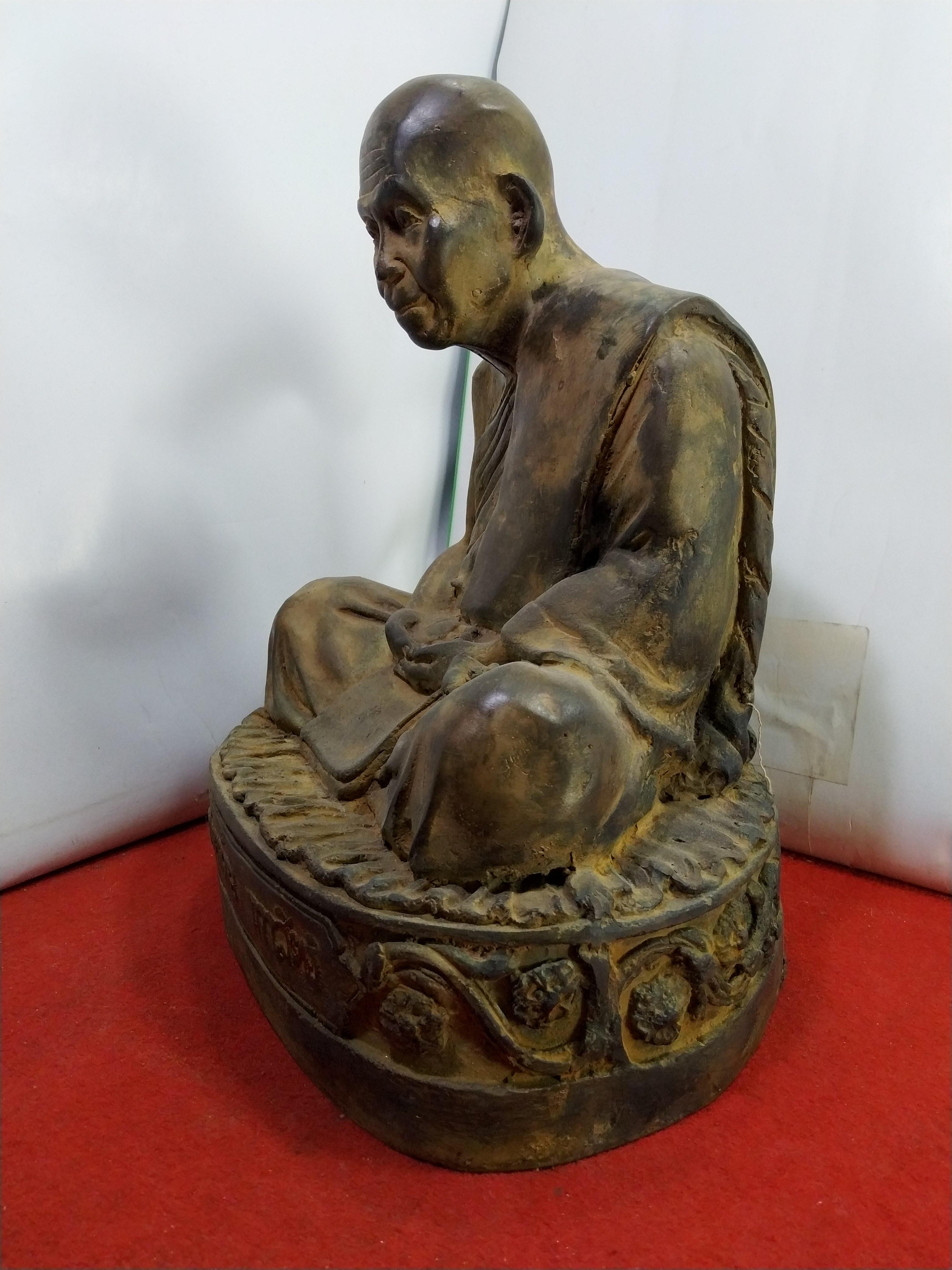พ่อท่านคล้าย วาจาสิทธิ์ วัดสวนขัน เทวดาเมืองคอน หน้าตัก 9 นิ้ว