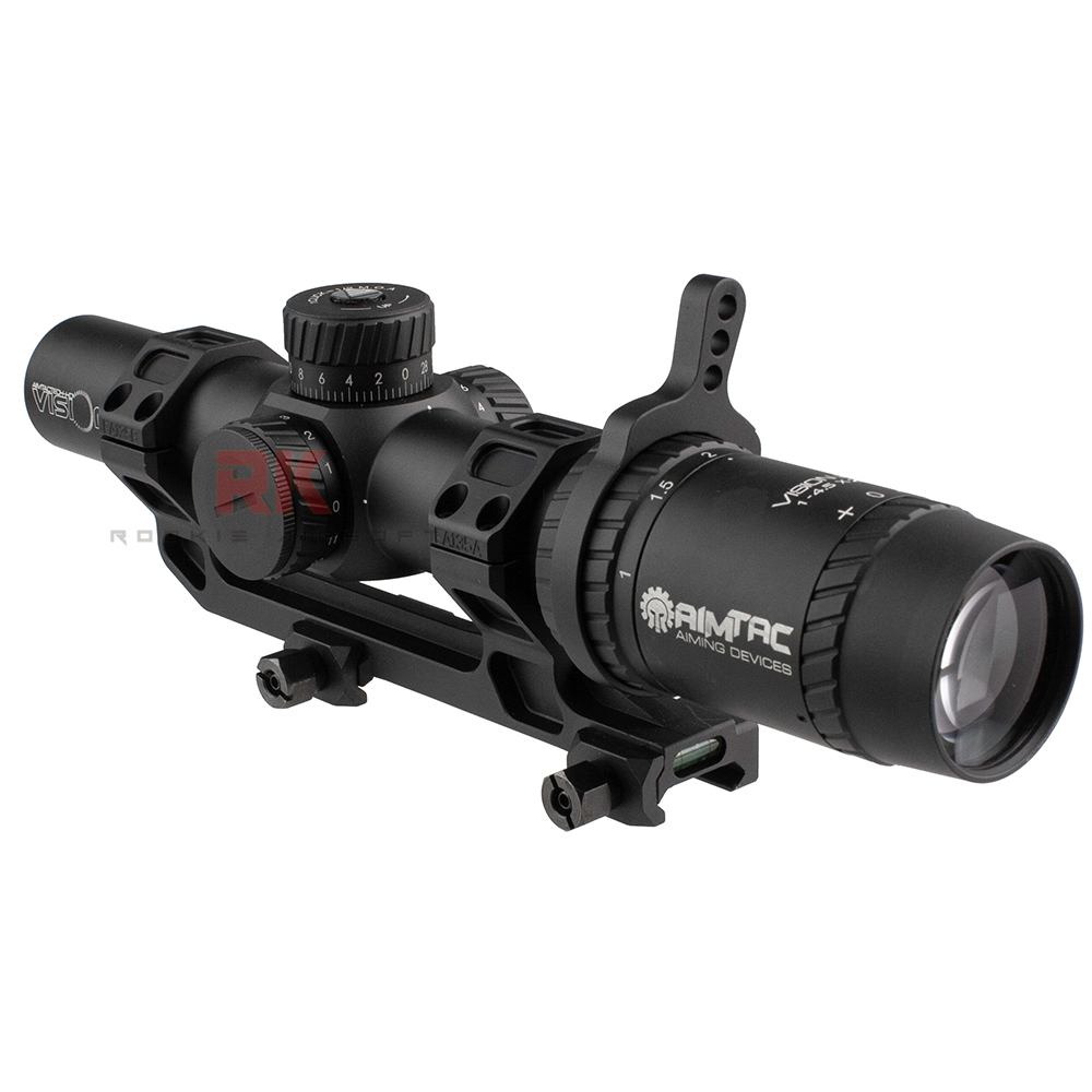 Arrow Optics AIMTAC Vision HD 1-4.5x26mm Rifle Scope (Black)