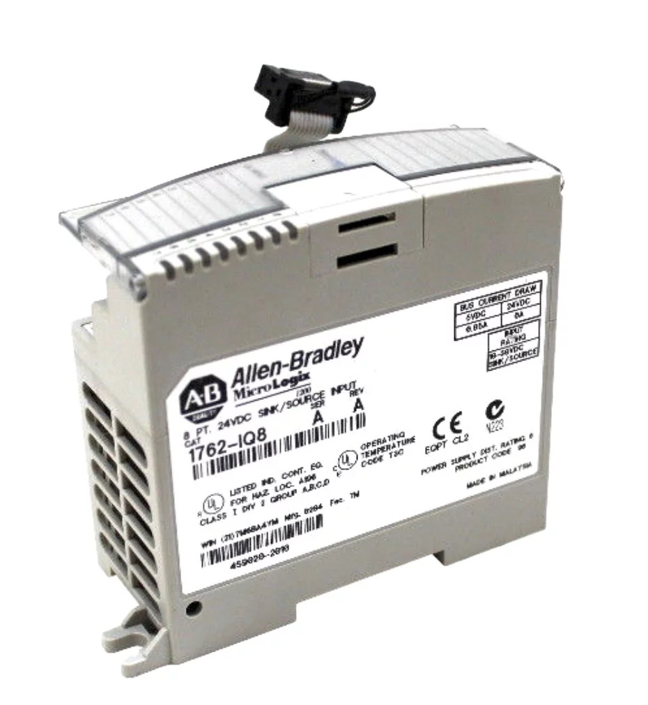 Allen-Bradley 1762-IQ8 MicroLogix 8-Ch 24V DC Sink/Source Input Module