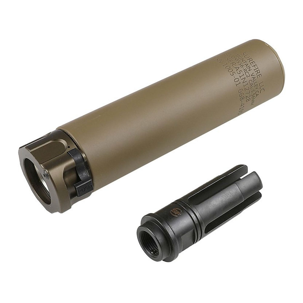 5KU SureFire SOCOM556 RC2 Silencer (5KU-244) Tan
