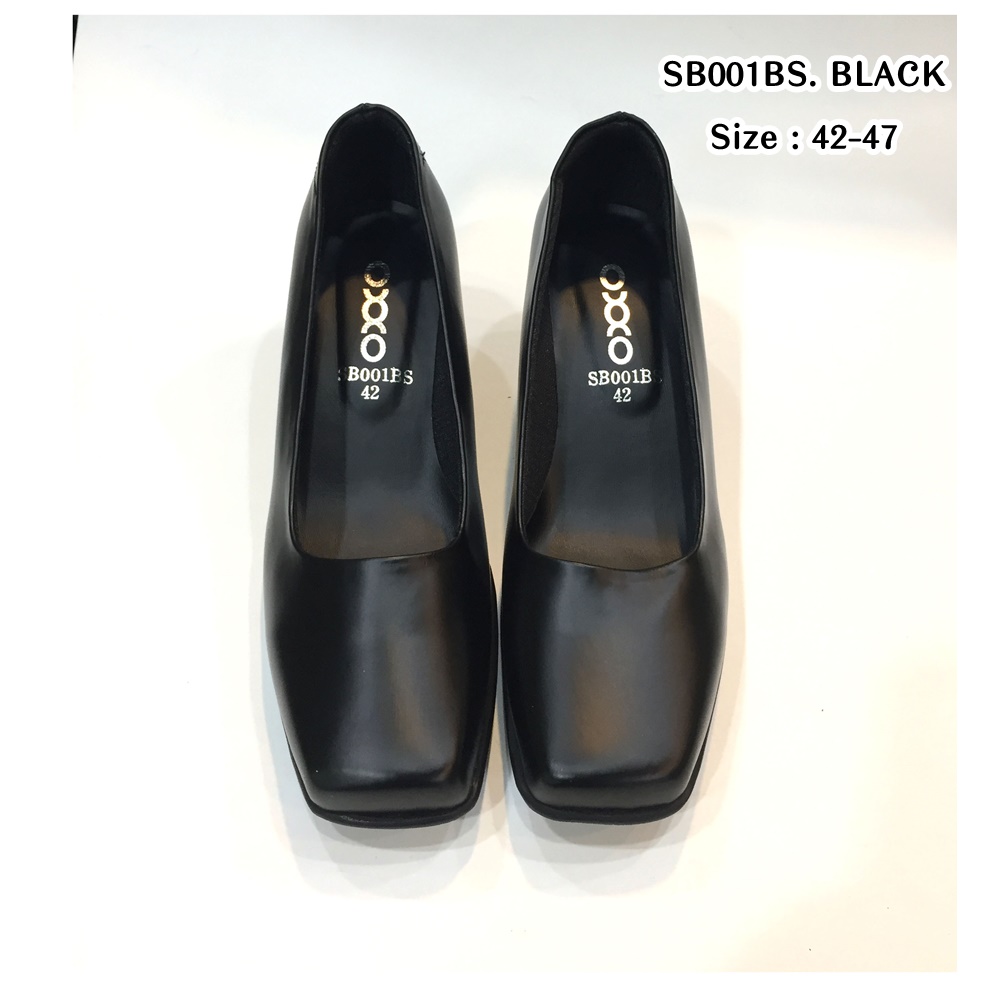 รองเท้ารับปริญญา รองเท้านักศึกษา คัทชูนักศึกษา หรือสำหรับราชการ ผู้หญิง หัวตัด ส้น 2 นิ้ว SB001