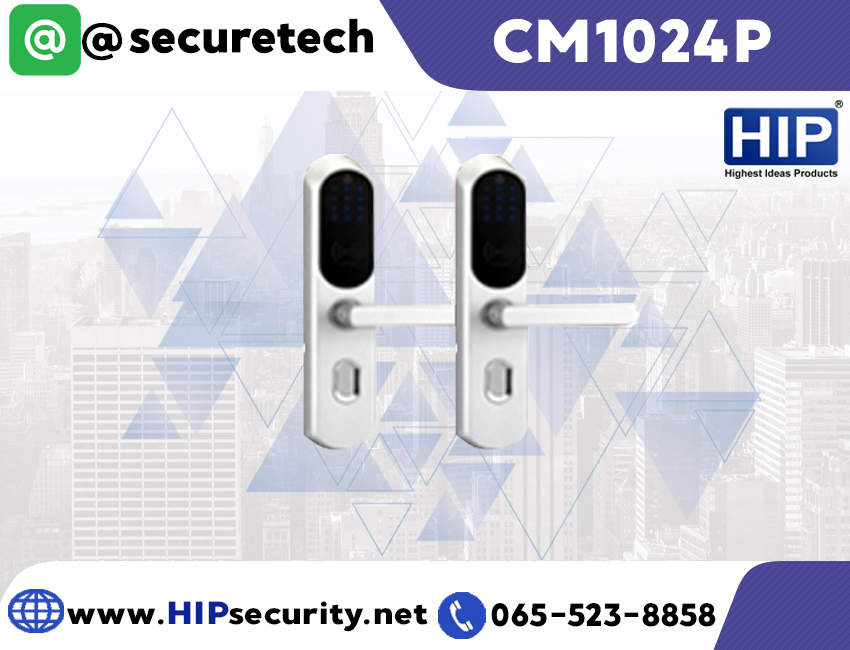 ประตูล็อคโรงแรม HIP Intelligent lock รุ่น CM1024P