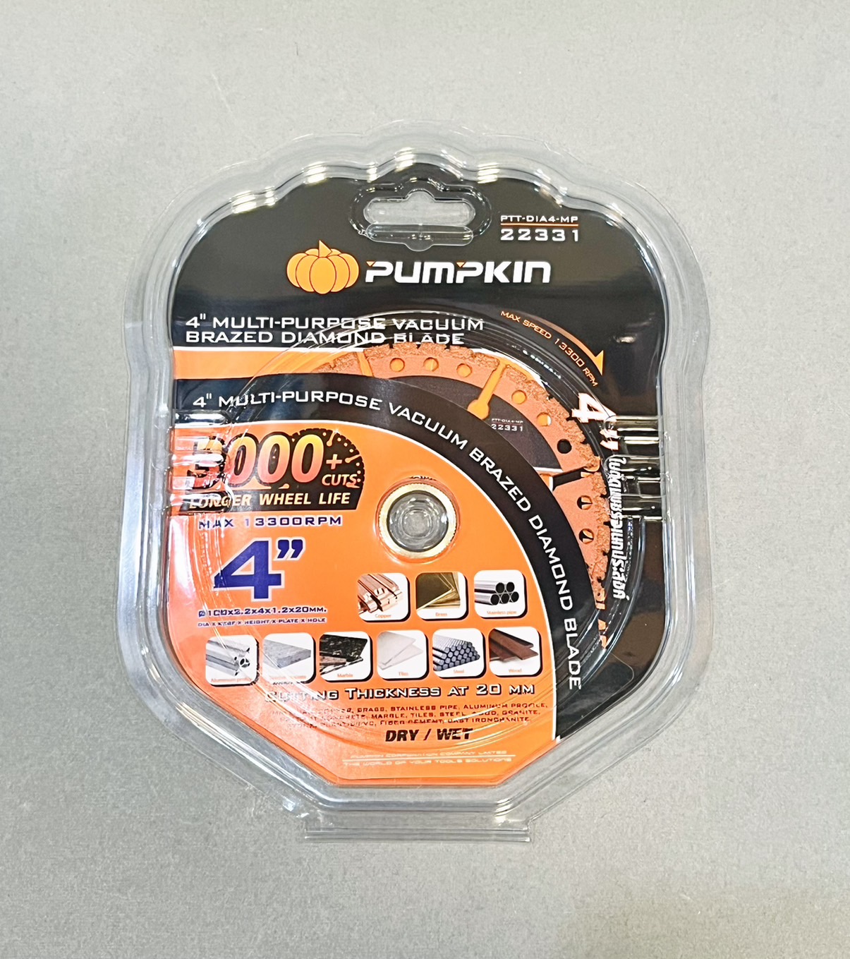 ใบตัดเพชร Multi 4" พัมคิน 1.2มิล 22331