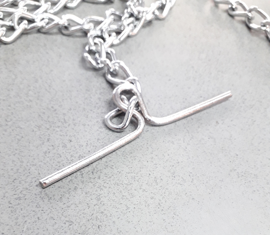 โซ่สุนัขชุบโครเมี่ยม รุ่นห่วง