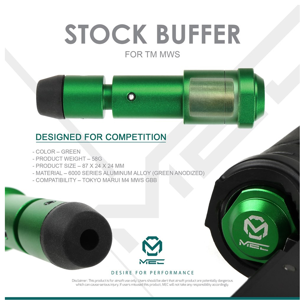 PTS / MEC Aluminum Buffer for TM MWS