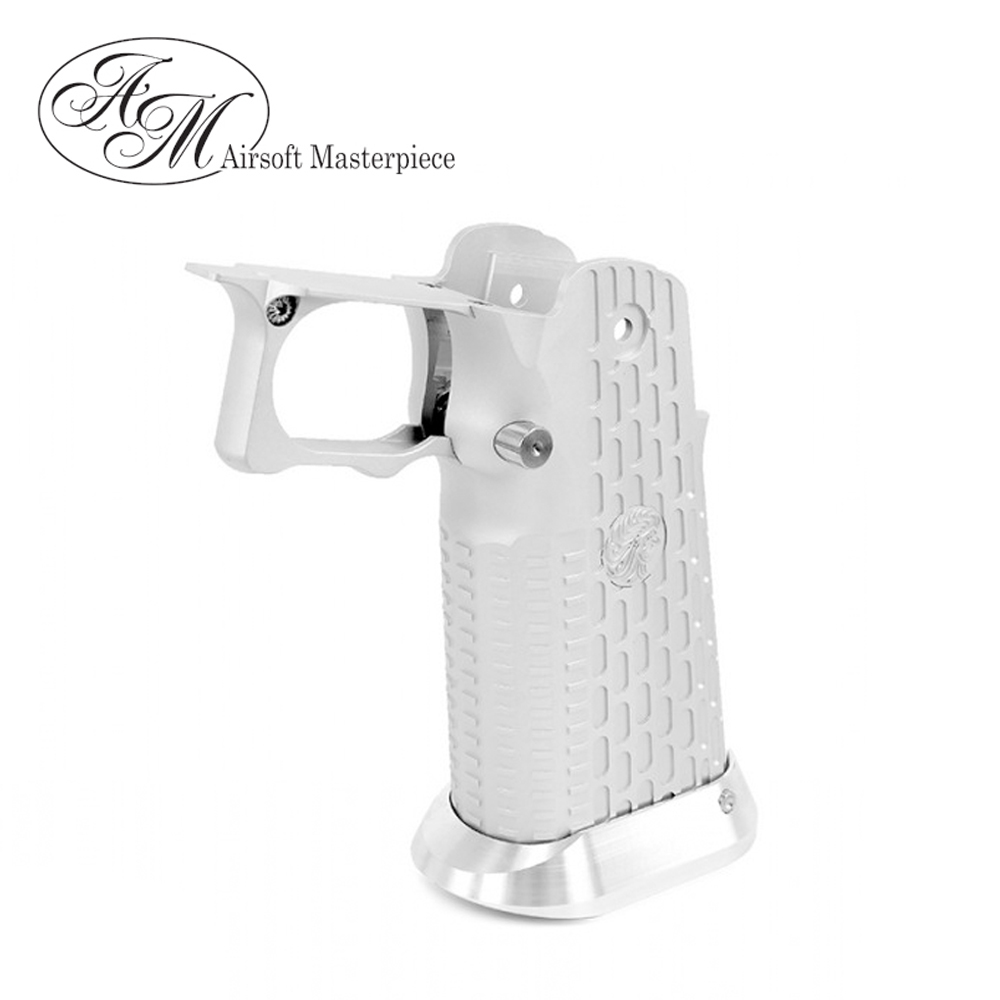 Airsoft Masterpiece Aluminum Grip for Hi-CAPA Type 13 - LimCat (Silver)