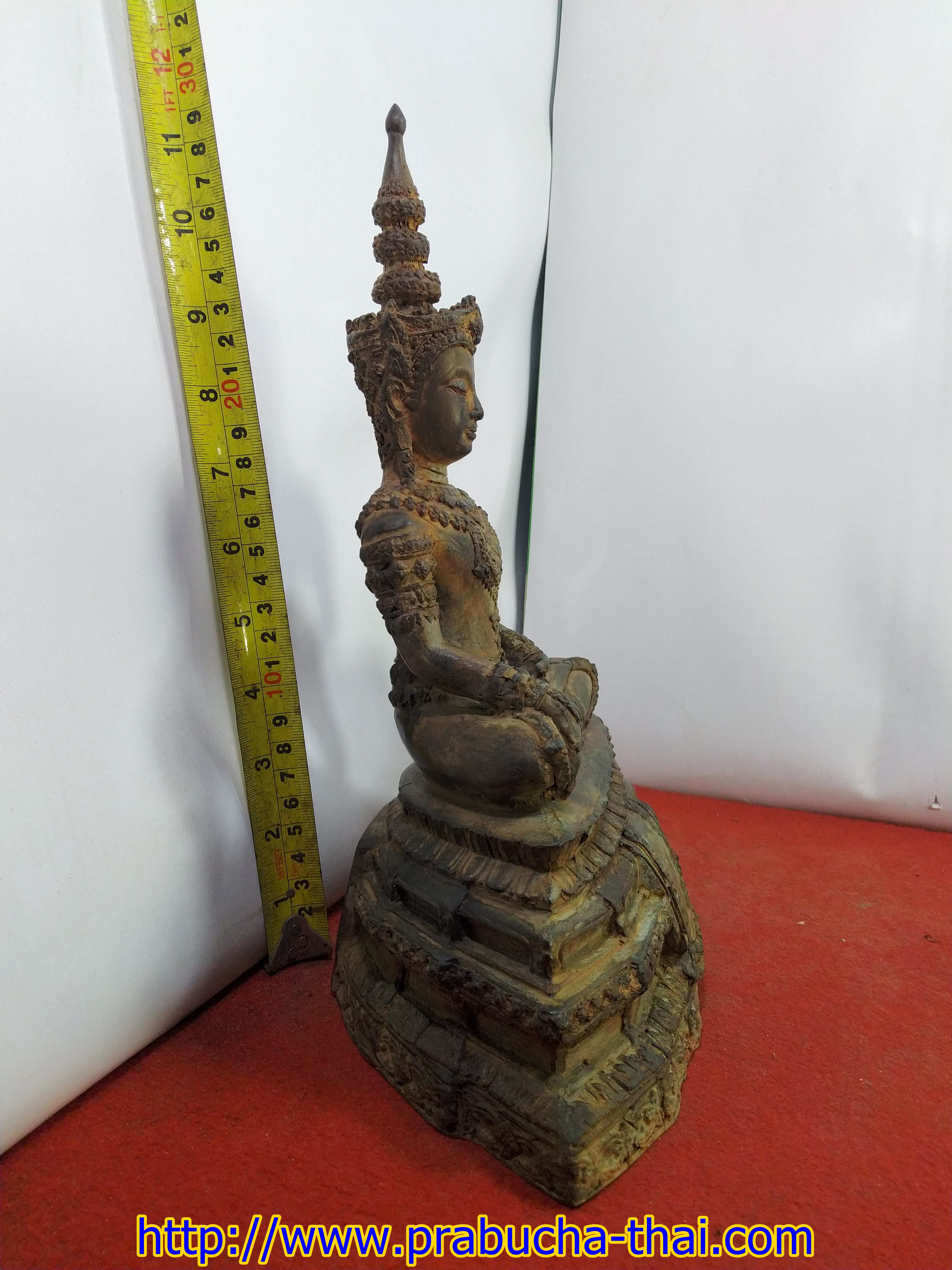 สมเด็จองค์ปฐมบรมจักรพรรดิพุทธมหาราชา(องค์จำลอง) ฐานกว้าง 9 นิ้ว