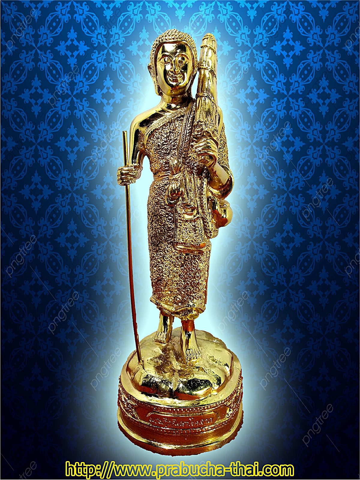 พระบูชา พระสิวลี มหาโชคลาภ ปางธุดงถ์ สูง 12 นิ้ว เนื้อสำริดลงยา