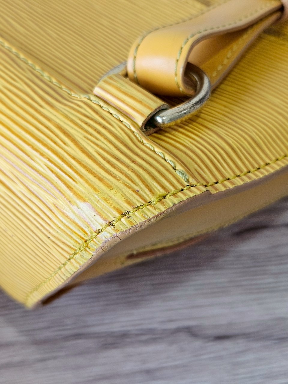 LV Yellow Epi Mabillon Backpack