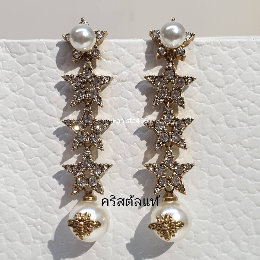 ต่างหูดิออ Dior earring ต่างหูดิออ งาน Hiend ต่างหูดิออดาว